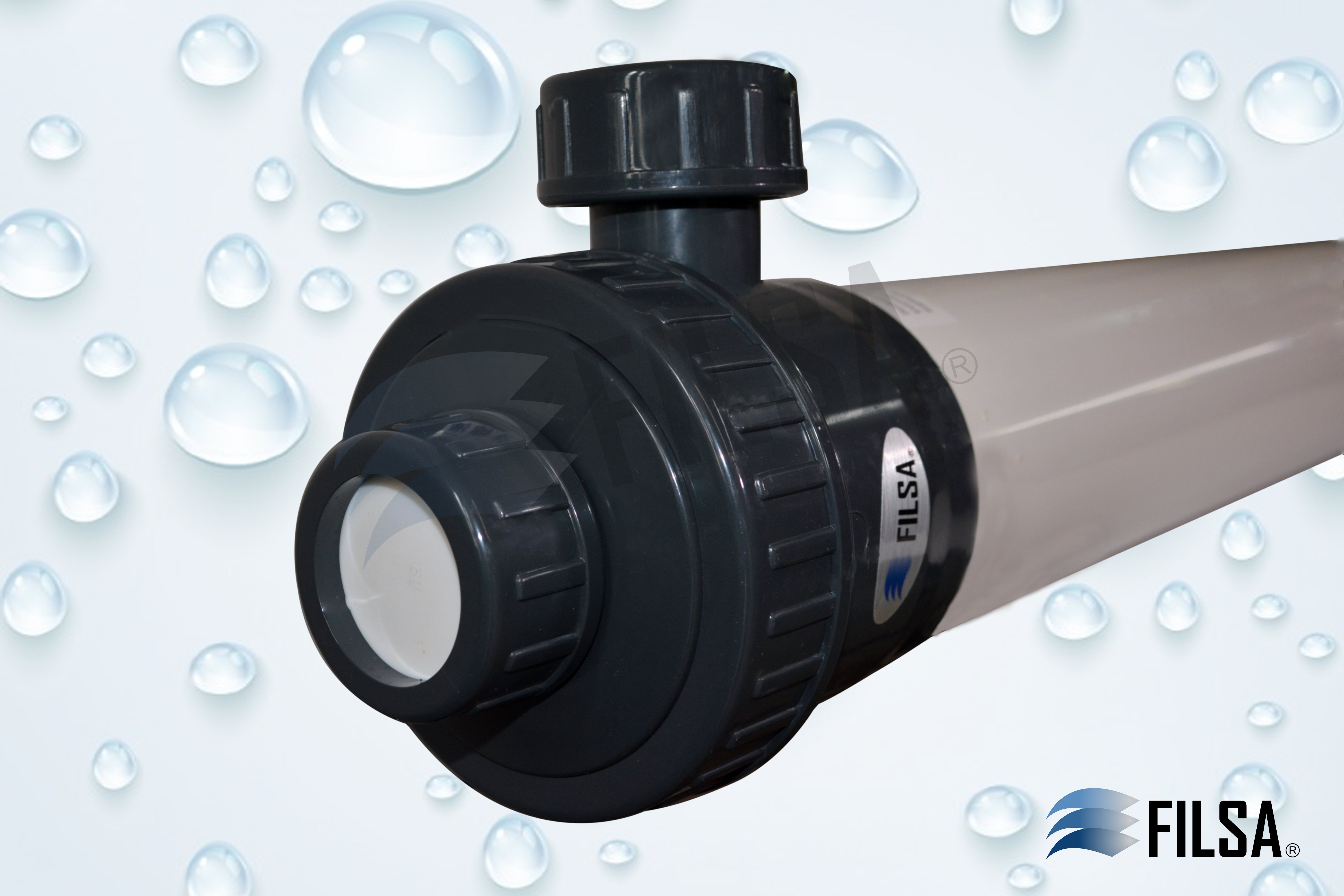 Imagen del producto MEMBRANA UF FILSA / PVDF / 90 / CAUDAL 1500 L/H / VELOCIDAD DISEÑO 300-800 L/H