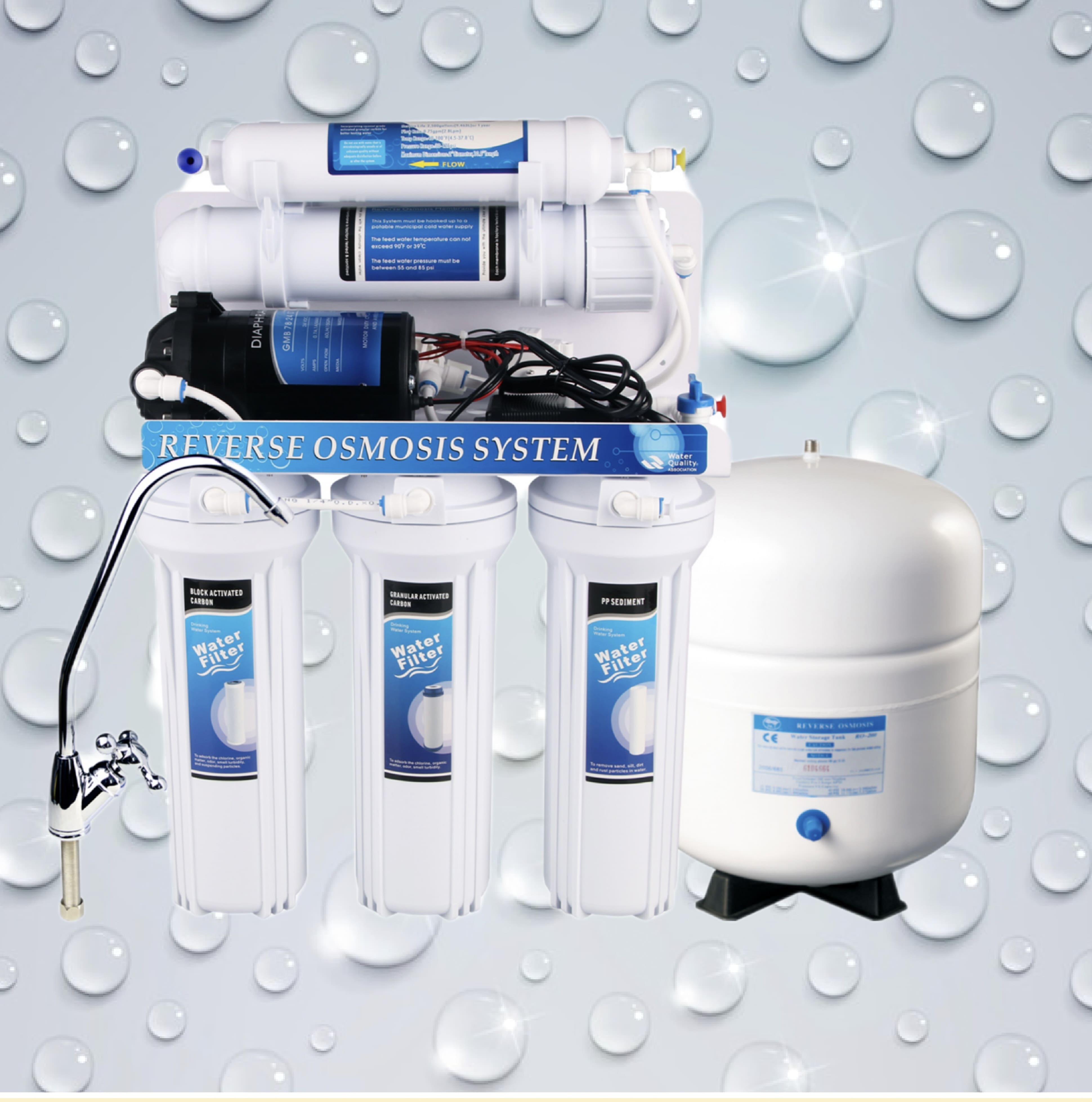 Imagen del producto EQUIPO RO CON BOMBA 50 GPD