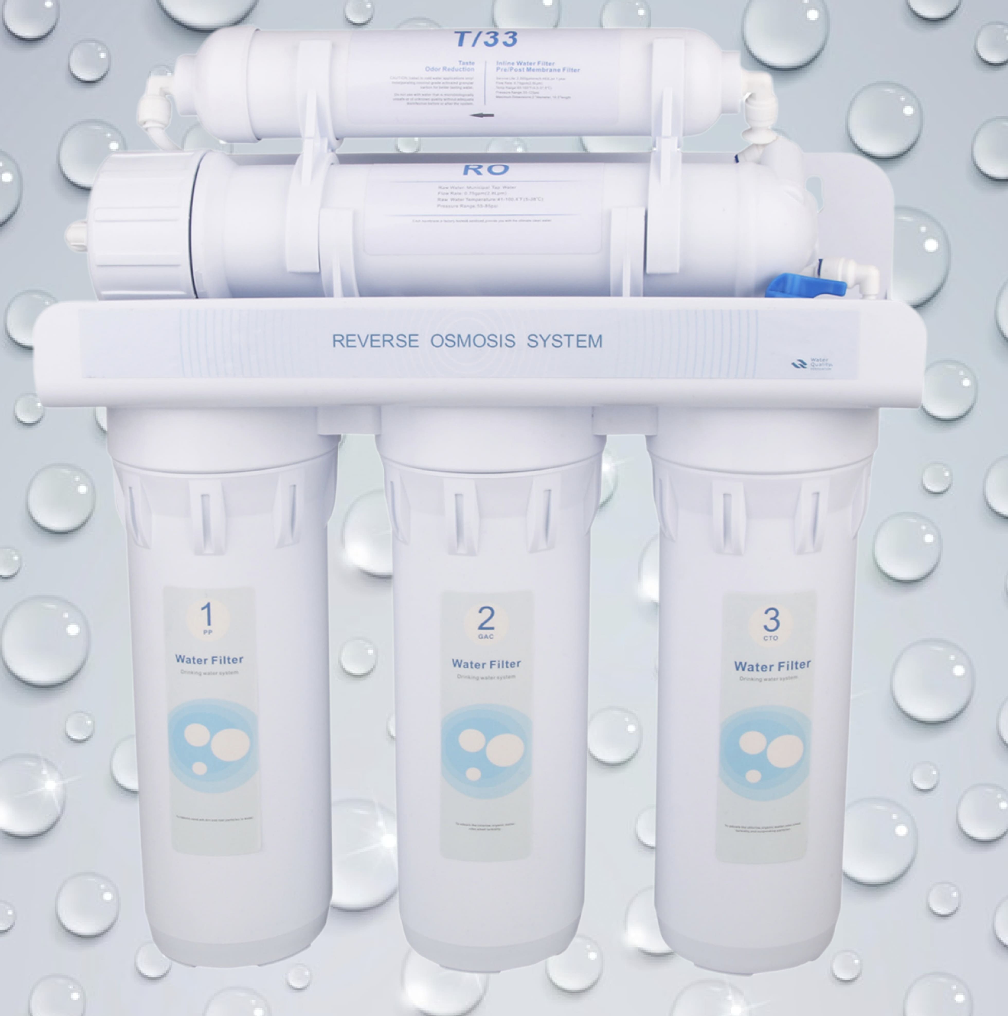 Imagen del producto EQUIPO RO 100GPD SIN BOMBA