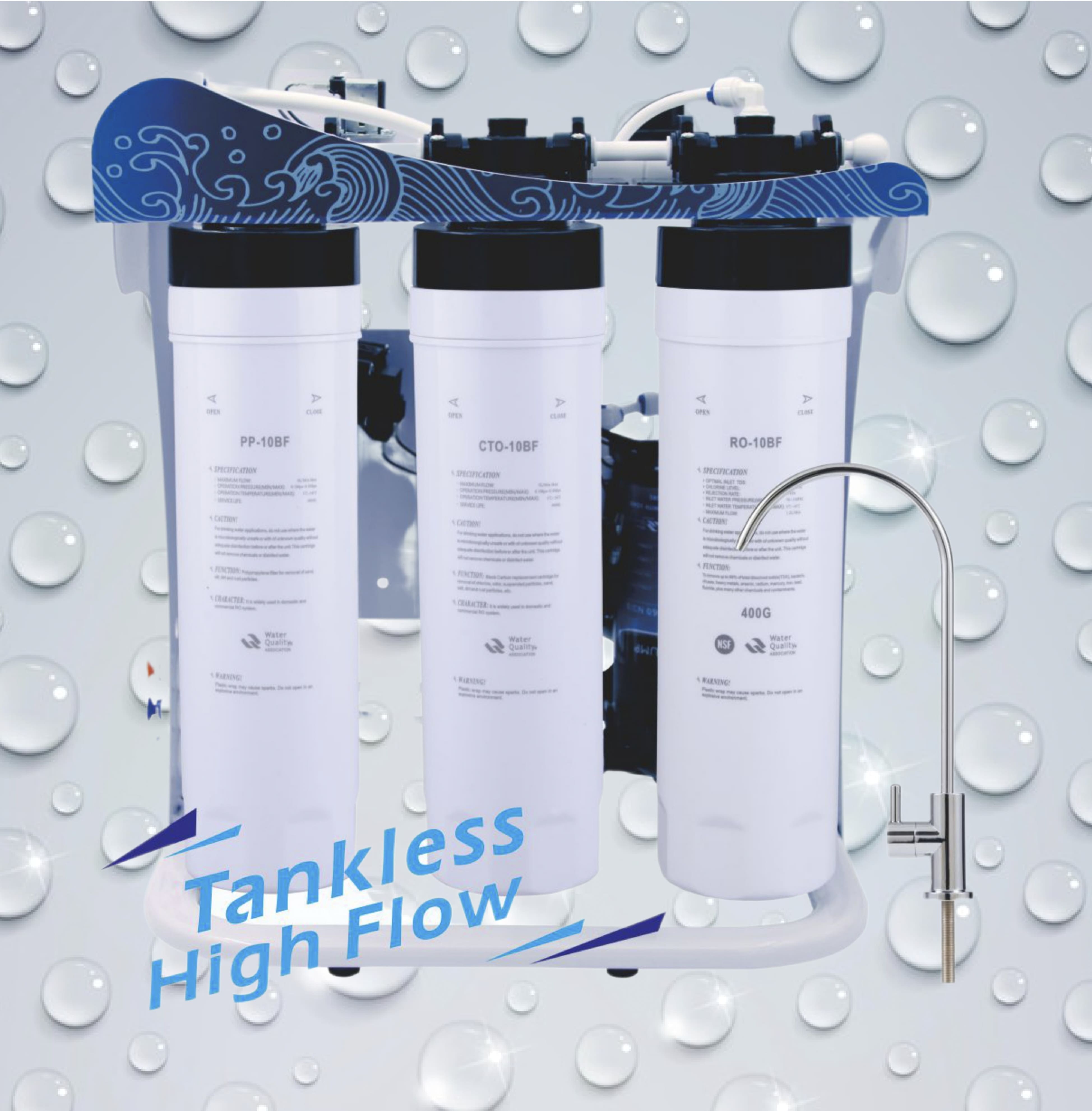 Imagen del producto EQUIPO RO ALTO FLUJO 400GPD